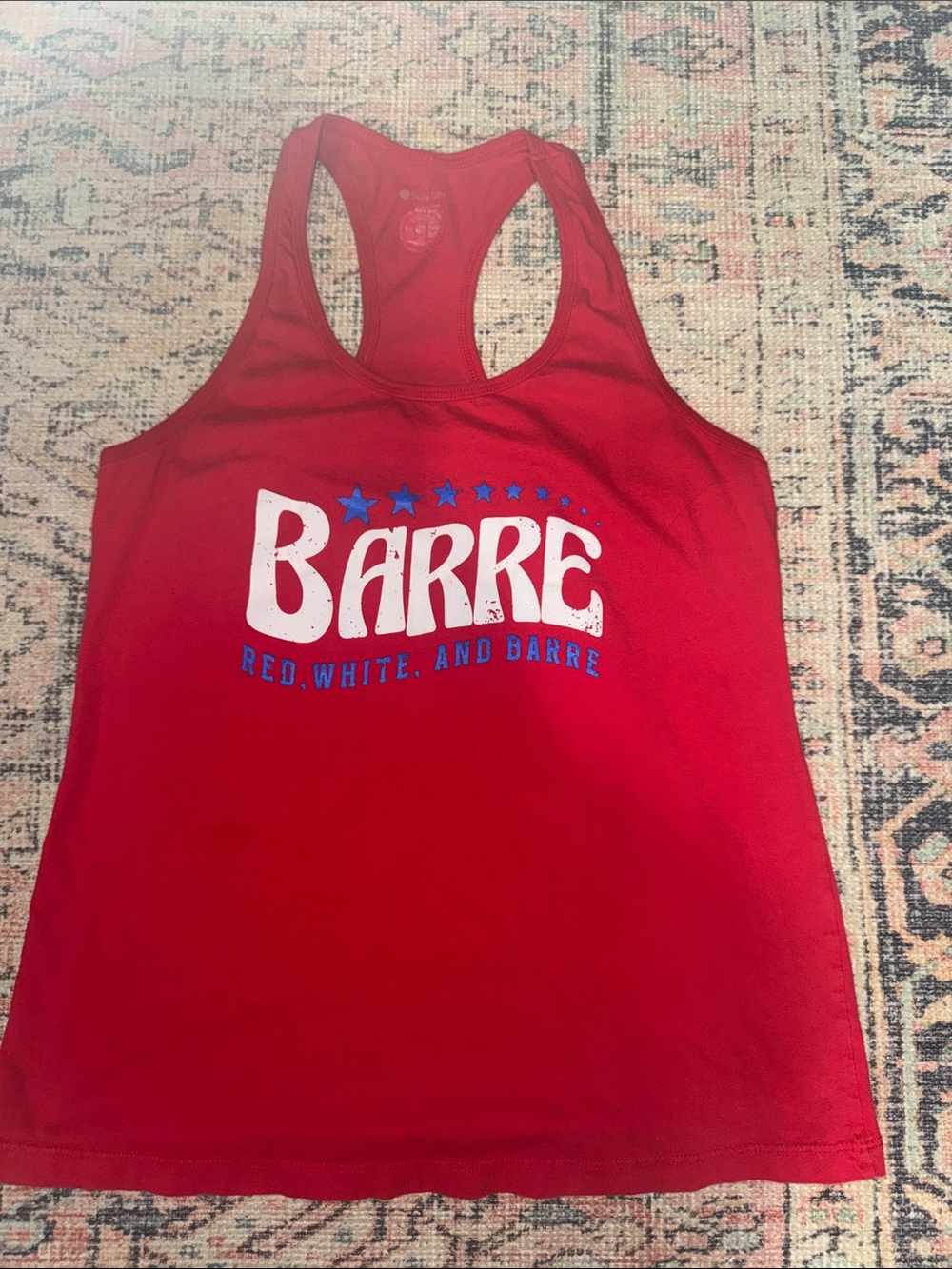 Pure Barre Red Racerback Tank Top